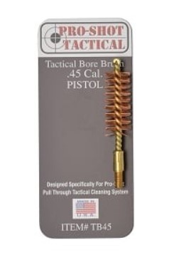 PROSHOT .45 CAL. PISTOL BRUSH FOR TACTICAL PULL THROUGH SYSTEM TB45 - Taurus Savings